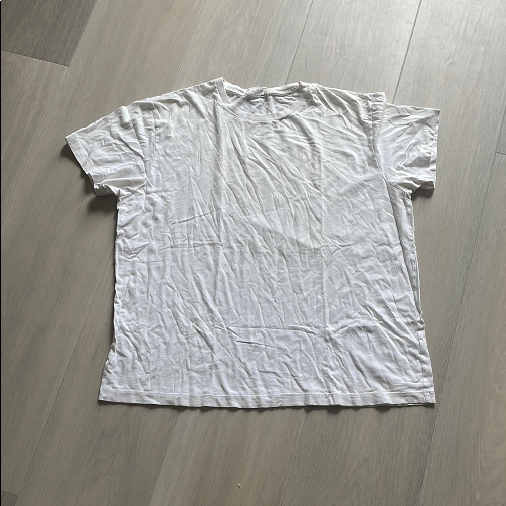 J. Crew White Short Sleeve Tee Classic Crew Neck